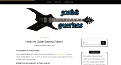 Desktop Screenshot of johnhowguitars.com